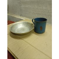 "Миска и кружка" ркка, клеймо завод 145!