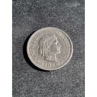 Швейцария 10 раппенов 1978