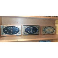 Настольные кварцавые часы "Янтарь"