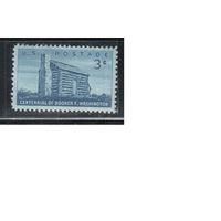 США-1956, (Мих.695),  ** , Дом, (одиночка)