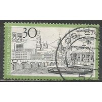 ФРГ. Г.Саарбрюккен. Столица Земли Саар. 1973г. Mi#787.