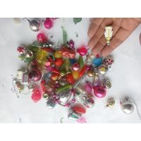 Ёлочные игрушки маленькие с родной коробкой