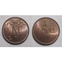 1 пенни 1914 UNC