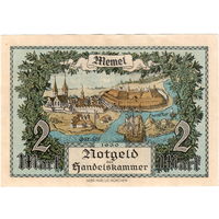 Мемель (Клайпеда), 2 марки, 1922 г.