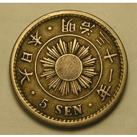 Япония 5 Сен 1898