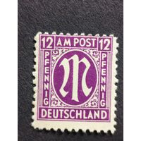 Германия 1945. Британско-Американская зона. Стандартный выпуск