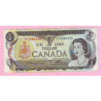 Канада. 1 доллар 1973 год