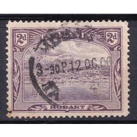 37.Aust. Великобритания. Австралийские штаты. Тасмания. Хобарт. 1905 г. 2d. Mi.#77A.