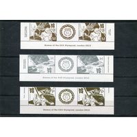 Беларусь 2012. Летние олимпийские игры в Лондоне. Нижние сцепки листа