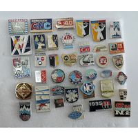 Значки города "Норильск" СССР - 38 шт. Алюминий.