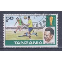 [211] Танзания 1978. Спорт.Футбол.Чемпионат мира. Гашеная марка.