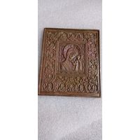 ОГРОМНАЯ МЕДНОЛИТАЯ ИКОНА МАТЕРЬ БОЖЬЯ  РЕДКИЙ СЮЖЕТ . Распродажа Коллекции !!! .Экспресс  Аукцион  с рубля без МПЦ и прочего  .Много лотов в продаже .