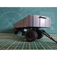 Масштабная модель Полуприцеп МАЗ-9380 Бортовой Масштаб 1/43 Наш автопром