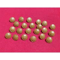 Пуговицы 14 мм, сталь, склад