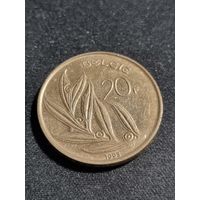 Бельгия 20 франков 1998