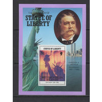 Британские Виргинские острова 1986** Столетие Статуи Свободы Президенты США