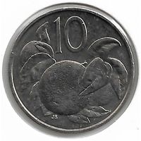 Острова Кука 10 центов, 1992 UNC