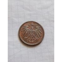 2 пфеннига 1912 года в превосходном состоянии!!!