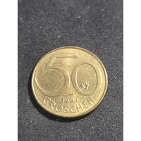 Австрия 50 грошей 1992