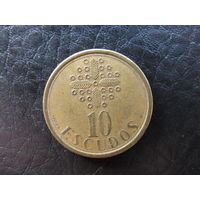 Португалия. 10 эскудо. 1989. С 20 копеек. Распродажа коллекции. Смотрите другие лоты.