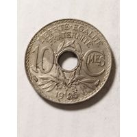 Франция 10 сантим 1935
