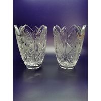 Вазы хрустальные СССР (одним лотом).