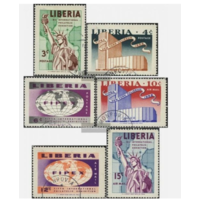 Либерия - 1956 - Пятая Международная филателистическая выставка в Нью-Йорке