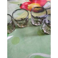 Винтажные рюмки 4 шт.