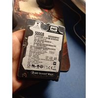 Жёсткий диск  WD 500 гб для ноутбука