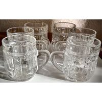 Чашки хрустальные , сделано в СССР