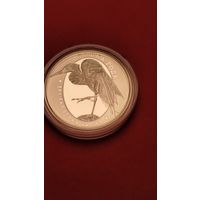 1 рубль 2008. Большая Белая Цапля. Беларусь. С рубля. (01)