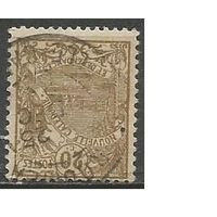 Новая Каледония. Местные мотивы. Деревенька. 1905г. Mi#91.