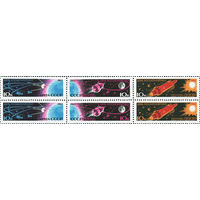 День космонавтики СССР 1963 год (2855-2860) сцепка из 6 марок