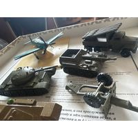 Модельки железные военная техника