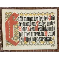 Нотгельд 50 пфеннигов 1921 год. Шёппенштедт,. Веймарская республика