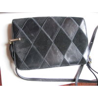 Женский кожаный клатч Mattioli через плечо, полужесткая конструкция