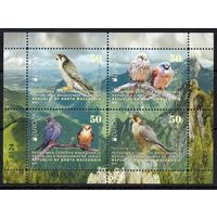 Македония 2019. EUROPA. Фауна птицы блок  (876)