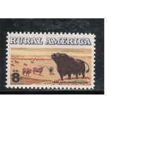 США-1973, (Мих.1122) , * , Фауна, Живопись (одиночка)