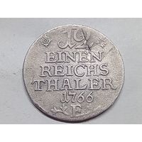 12 часть талера 1766 год.Е.Кёнигсберг.Пруссия