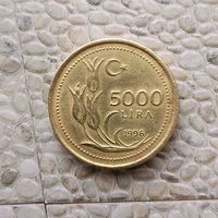 5000 лир 1996 года. Турция. Турецкая республика.