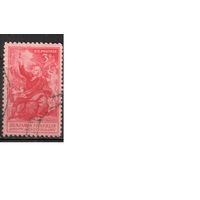 США-1956, (Мих.694), гаш. ,Личности, Франклин, Живопись(одиночка),