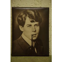 Панно " Есенин "   ( 18см х 24 см )