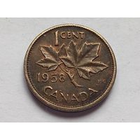 Канада 1 цент 1958 г.