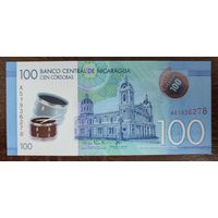 НИКАРАГУА 100 кордоба 2014 P-212a полимер UNC