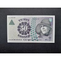 50 крон 1999 года. Дания. aUNC
