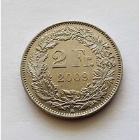 Швейцария 2 франка, 2009