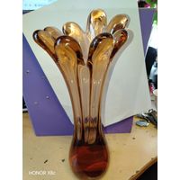 Вазочка  стар толстой стекло