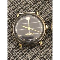 Часы Raketa USSR позолота