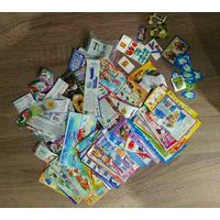 Вкладыши киндер сюрприз разных производителей.