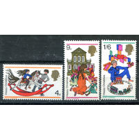 Великобритания - 1968г. - Рождество - 3 марки - полная серия, MNH [Mi 493-495]. #3-GB-Z-1-17